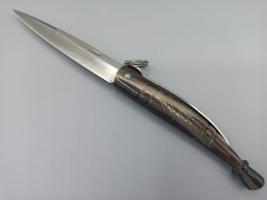 Piscitelli - Coltello "Romano" Manico in Corno Bovino o Bufalo cm 25