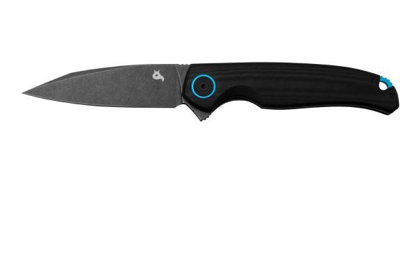 Black Fox Argus BF-760 Blackwashed D2 manico Black G10, coltello da tasca