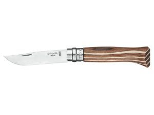 Opinel TRADIZIONE LUSSO N°08 INOX BETULLA LAMELLARE Marrone (002388)