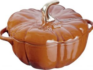 STAUB Pumpkin Cocotte, Ghisa, arancione - burnt orange, 3.5-quart