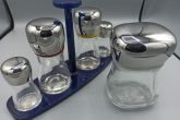 Alessi - Set Zenith per Condimento: Olio, Aceto, Sale e Pepe