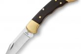 Buck 112 Ranger Leather Finger Grooved